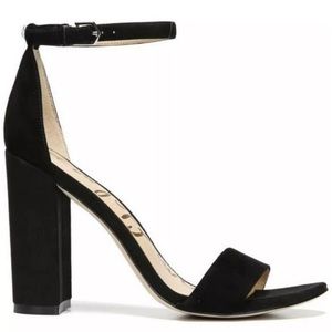 Sam Edelman Black Suede Yaro Dress Sandals